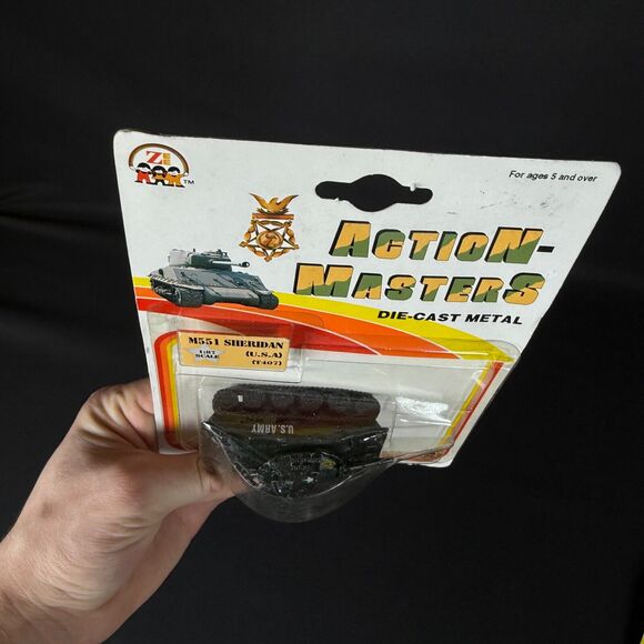 2x ZEE ZYLMEX ZYLL ACTION MASTERS TANK M48 PATTON & M551 SHERIDAN 1:87 1993 - Picture 5 of 10